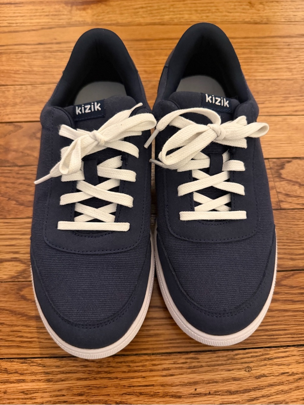 Kizik Kids Prague Navy Casual Lace-Up Sneakers